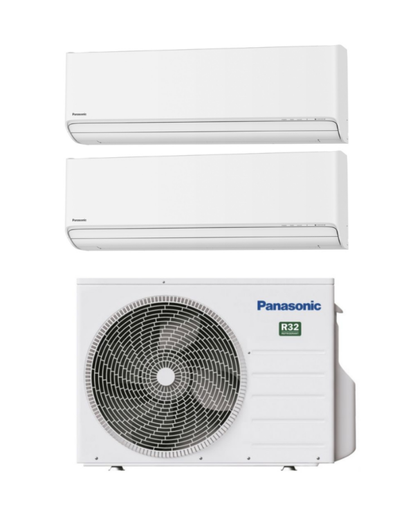 CLIMATIZZATORE CONDIZIONATORE DUAL SPLIT PANASONIC ETHEREA 7000+12000 BTU / CU-2Z41TBE R32 -  WI-FI INCLUSO - in diversi colori