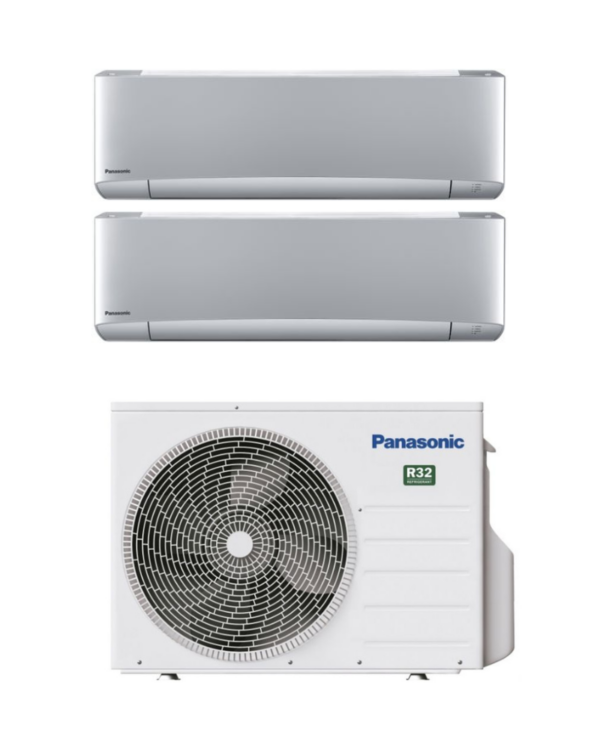 CLIMATIZZATORE CONDIZIONATORE DUAL SPLIT PANASONIC ETHEREA 7000+12000 BTU / CU-2Z41TBE R32 -  WI-FI INCLUSO - in diversi colori