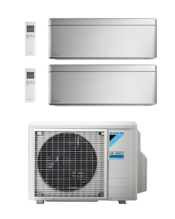 CLIMATIZZATORE CONDIZIONATORE DAIKIN BLUEVOLUTION DUAL SPLIT STYLISH FTXA25+FTXA42/2MXM50A-9 R32 – 9000+16000 BTU - WI-FI INCLUSO - in diversi colori