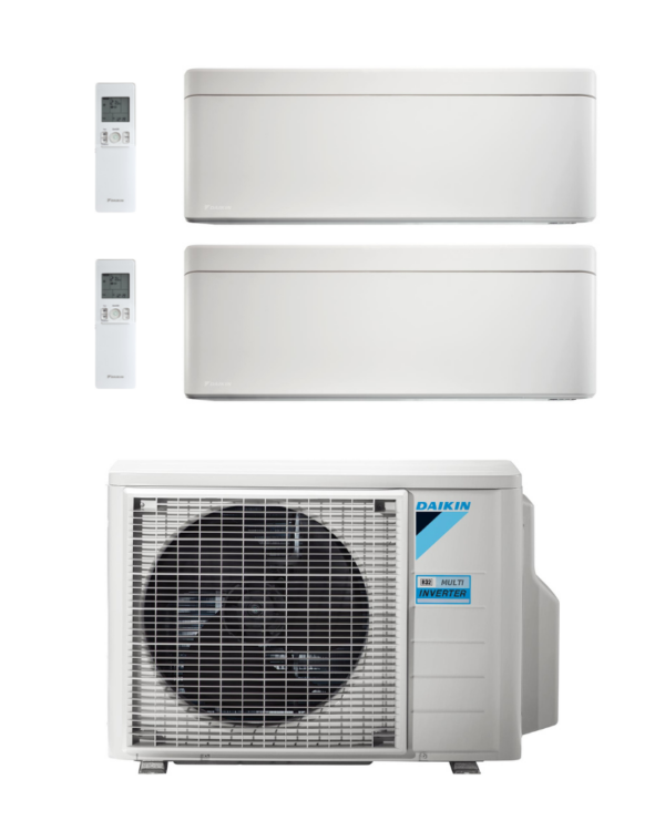 CLIMATIZZATORE CONDIZIONATORE DAIKIN BLUEVOLUTION DUAL SPLIT STYLISH FTXA25+FTXA42/2MXM50A-9 R32 – 9000+16000 BTU - WI-FI INCLUSO - in diversi colori