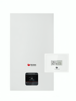 CALDAIA A CONDENSAZIONE HERMANN SAUNIER DUVAL THEMAFAST CONDENS 35 KW METANO/GPL + KIT FUMI - WI-FI MIGO INCLUSO